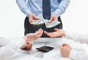 Depositphotos 82591028 Stock Photo Business Partners Demanding Money From